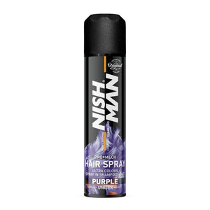 Nishman Hair Color Spray Pro-Mech Purple 150ml