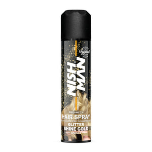 Nishman Color Hair Spray Pro-Mech Shine Gold 150ml